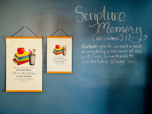 Classroom Wall Art Print or Banner